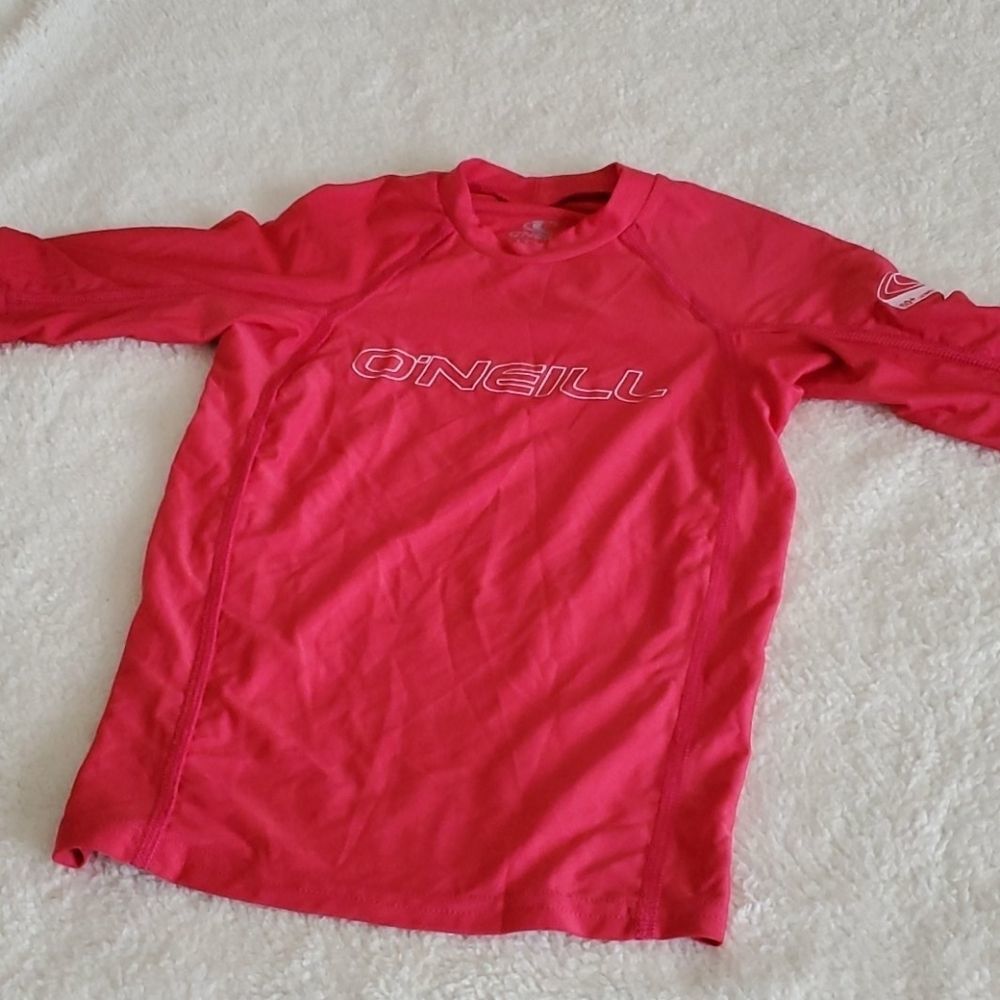 ONEILL pink performance fit rashgard top